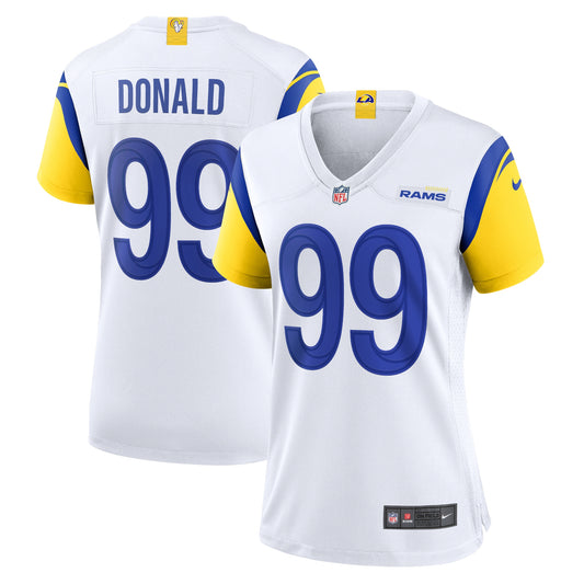 Aaron Donald Los Angeles Rams Nike Women's Alternate Player Game Jersey - White